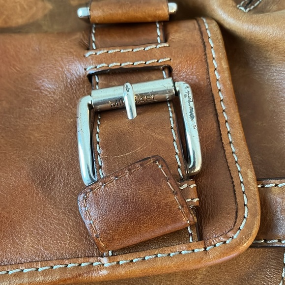 MICHAEL Michael Kors Cognac Vintage Satchel - Picture 6 of 13